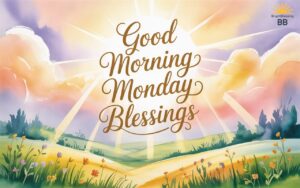 Good Morning Monday Blessings