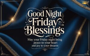 Good Night Friday Blessings