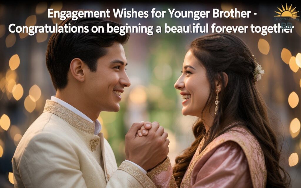 Engagement Wishes for Younger Brother