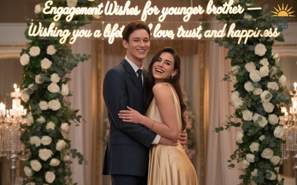 Engagement Wishes for Younger Brother