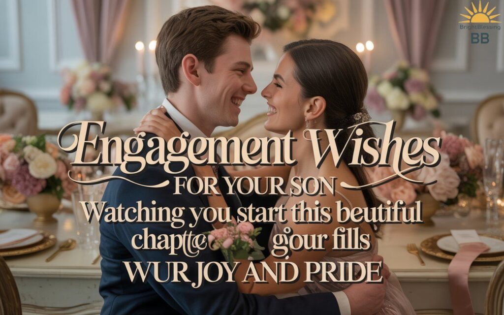 Engagement Wishes for Your Son