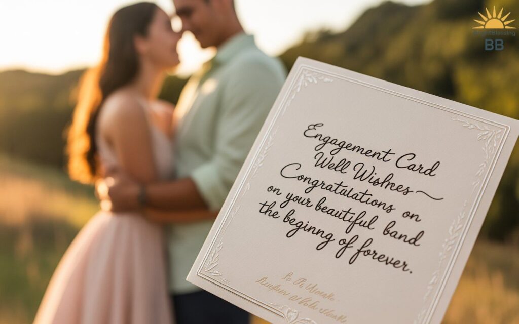 Engagement Card Well Wishes