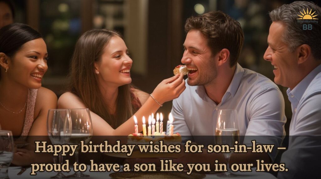 Happy Birthday Wishes for Son-in-Law