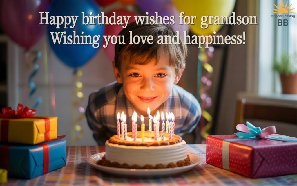 Happy Birthday Wishes for Grandson