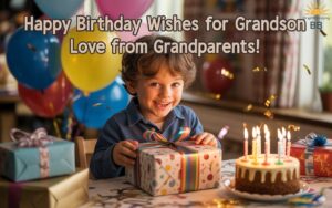Happy Birthday Wishes for Grandson