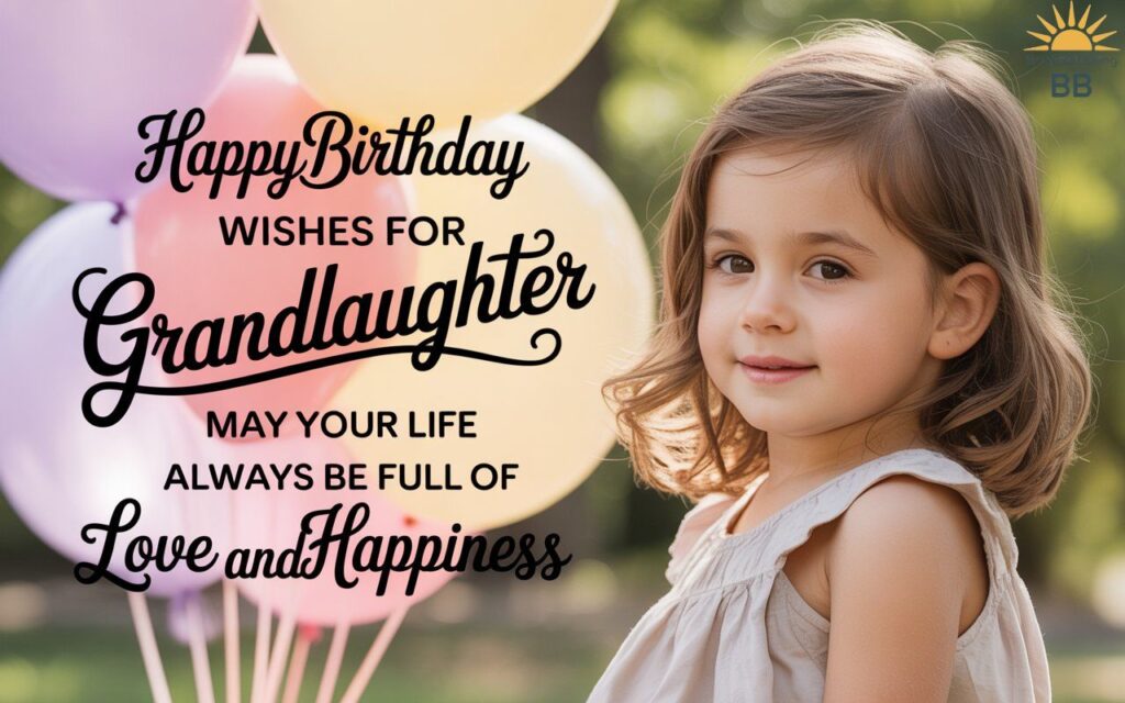 Happy Birthday Wishes for Granddaughter