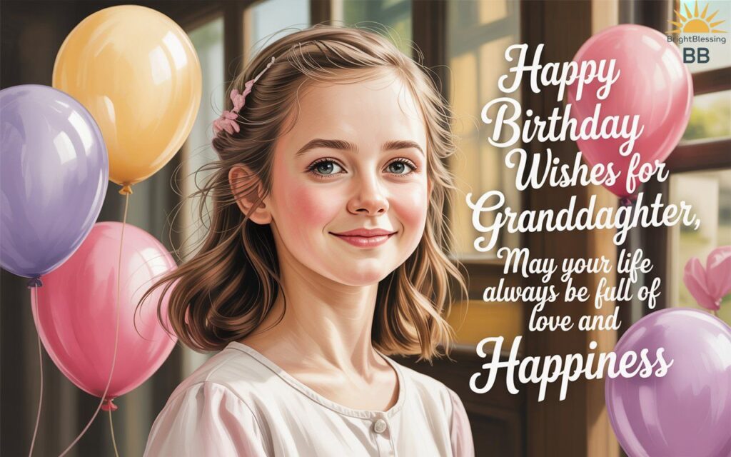 Happy Birthday Wishes for Granddaughter