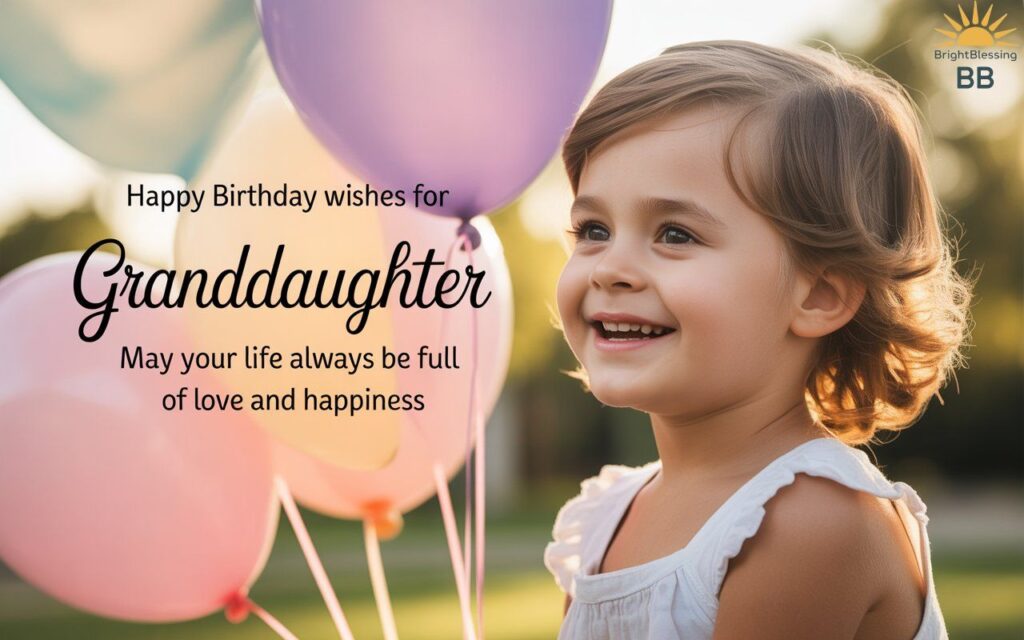 Happy Birthday Wishes for Granddaughter