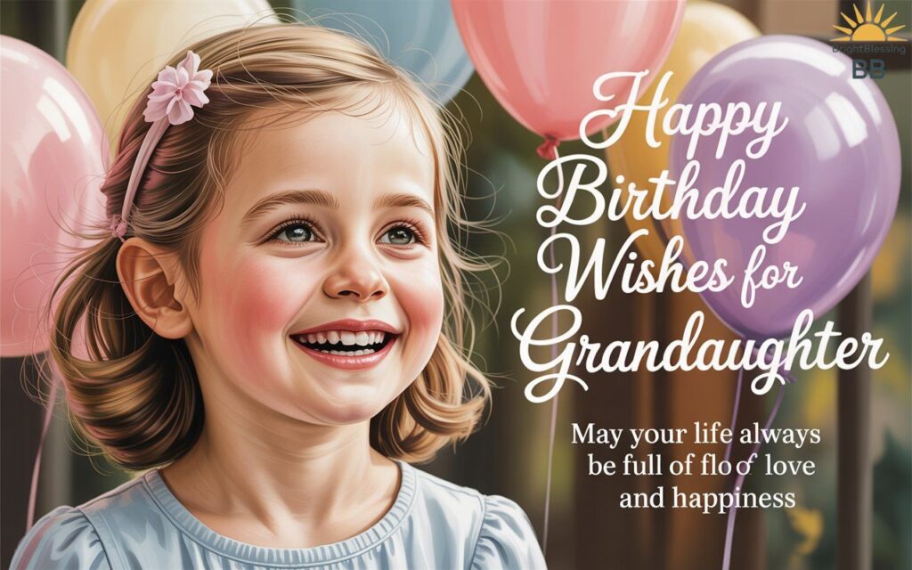 Happy Birthday Wishes for Granddaughter
