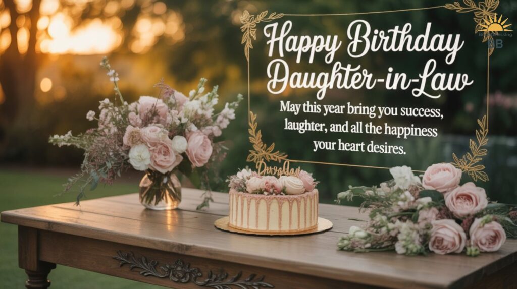 Birthday Wishes for your Daughter-in-Law