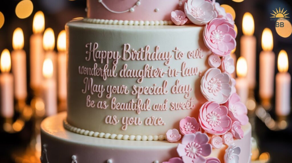 Birthday Wishes for your Daughter-in-Law