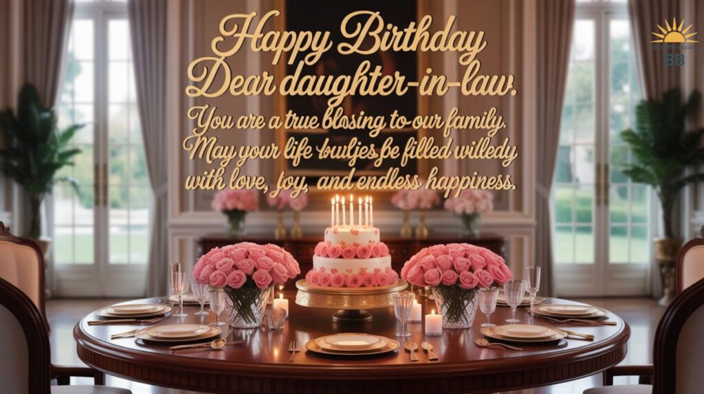 Birthday Wishes for your Daughter-in-Law