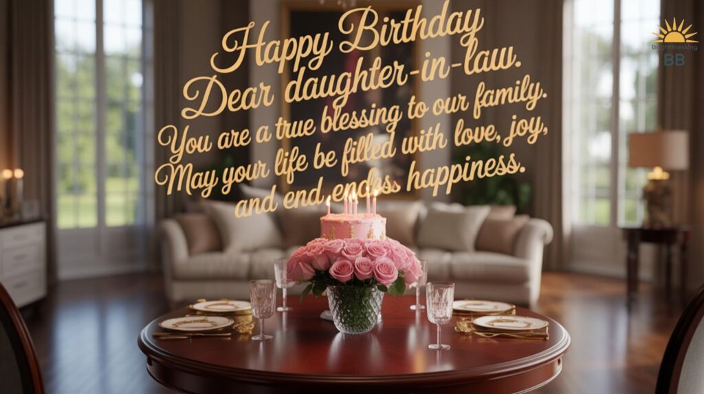Birthday Wishes for your Daughter-in-Law