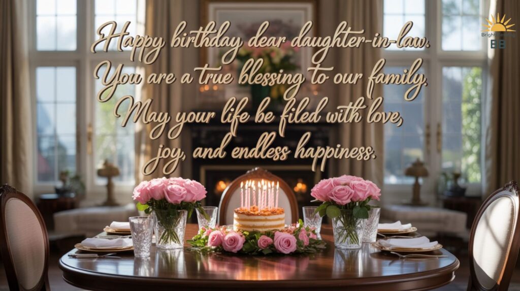 Birthday Wishes for your Daughter-in-Law