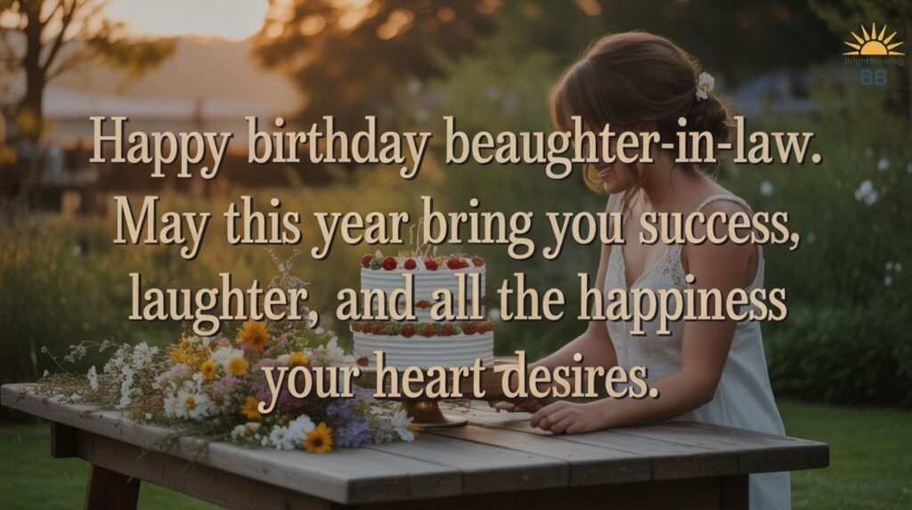 Birthday Wishes for your Daughter-in-Law