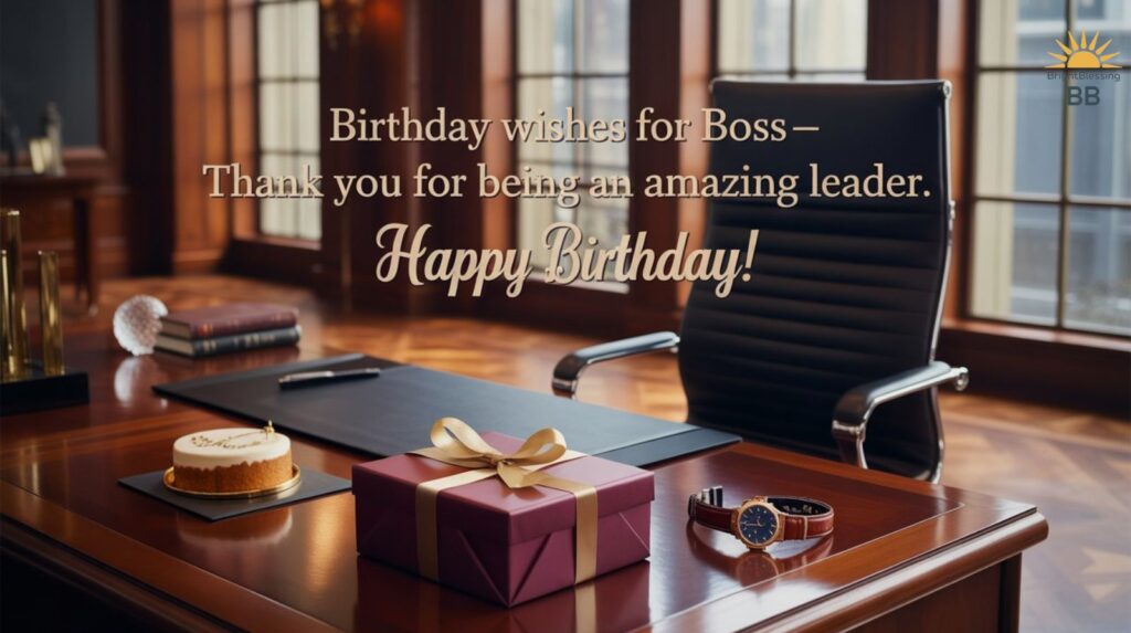 Birthday Wishes for Boss