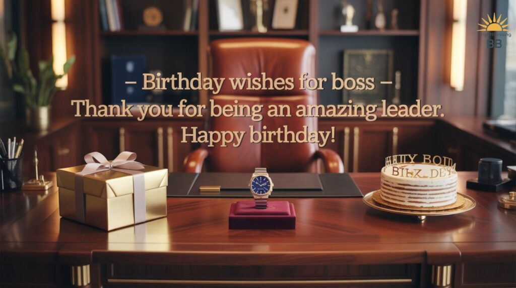 Birthday Wishes for Boss