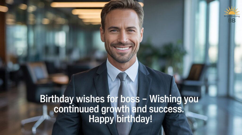 Birthday Wishes for Boss