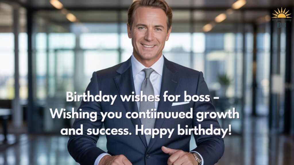 Birthday Wishes for Boss