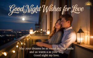 Good Night Wishes for Love