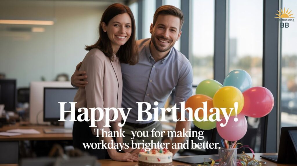 Happy Birthday Wishes for Coworker