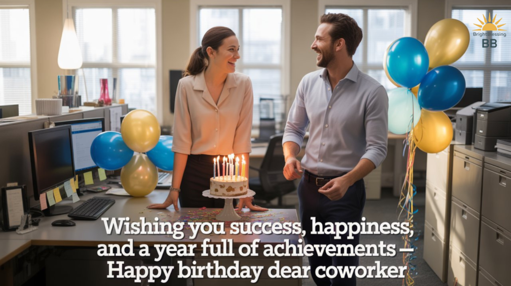Happy Birthday Wishes for Coworker