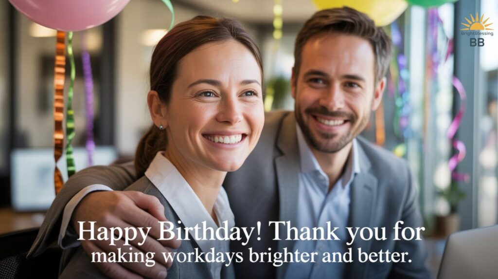 Happy Birthday Wishes for Coworker