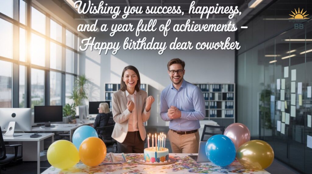 Happy Birthday Wishes for Coworker