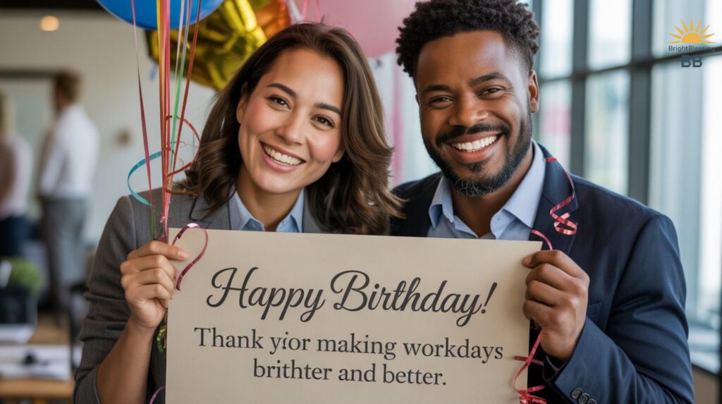 Happy Birthday Wishes for Coworker