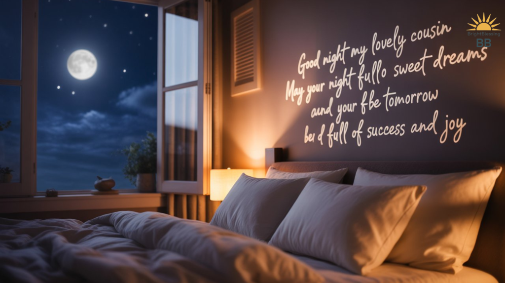 Good Night Wishes for Cousin