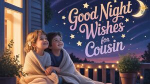 Good Night Wishes for Cousin