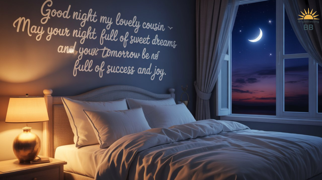 Good Night Wishes for Cousin