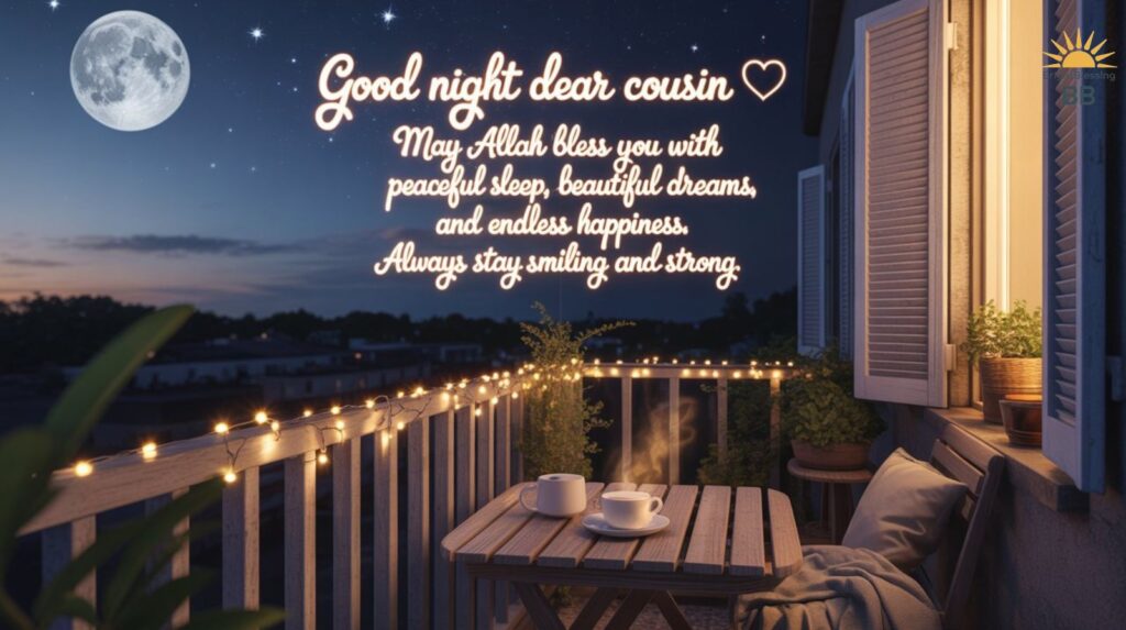 Good Night Wishes for Cousin