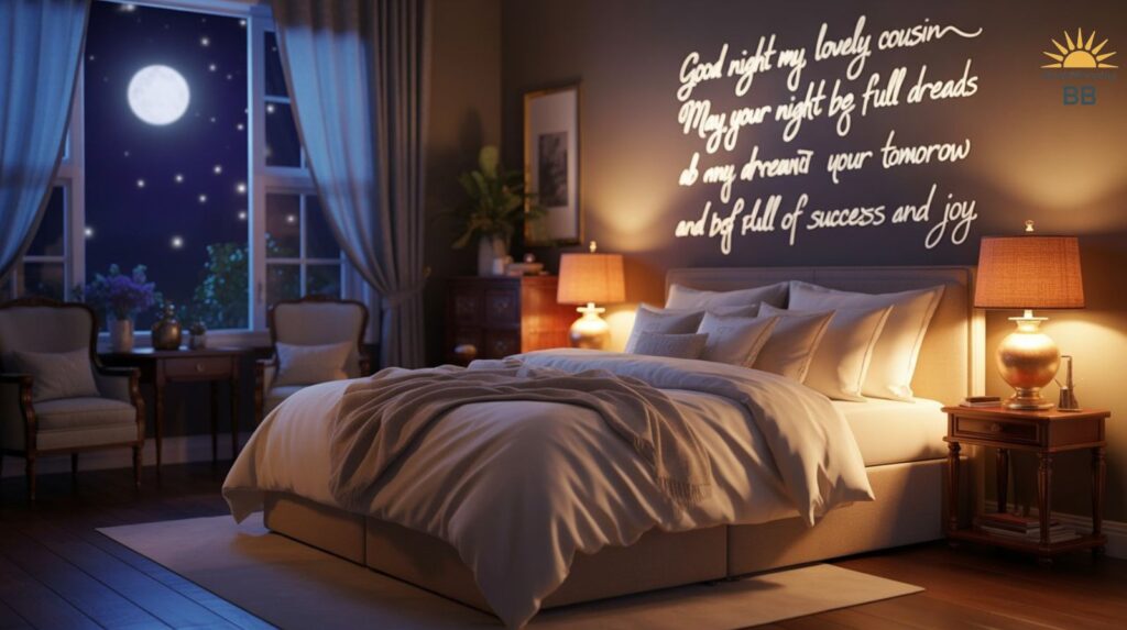 Good Night Wishes for Cousin