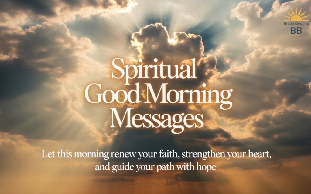 Spiritual Good Morning Messages