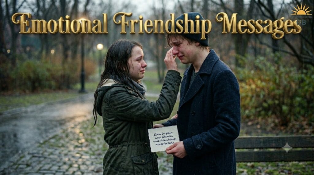 Emotional Friendship Messages