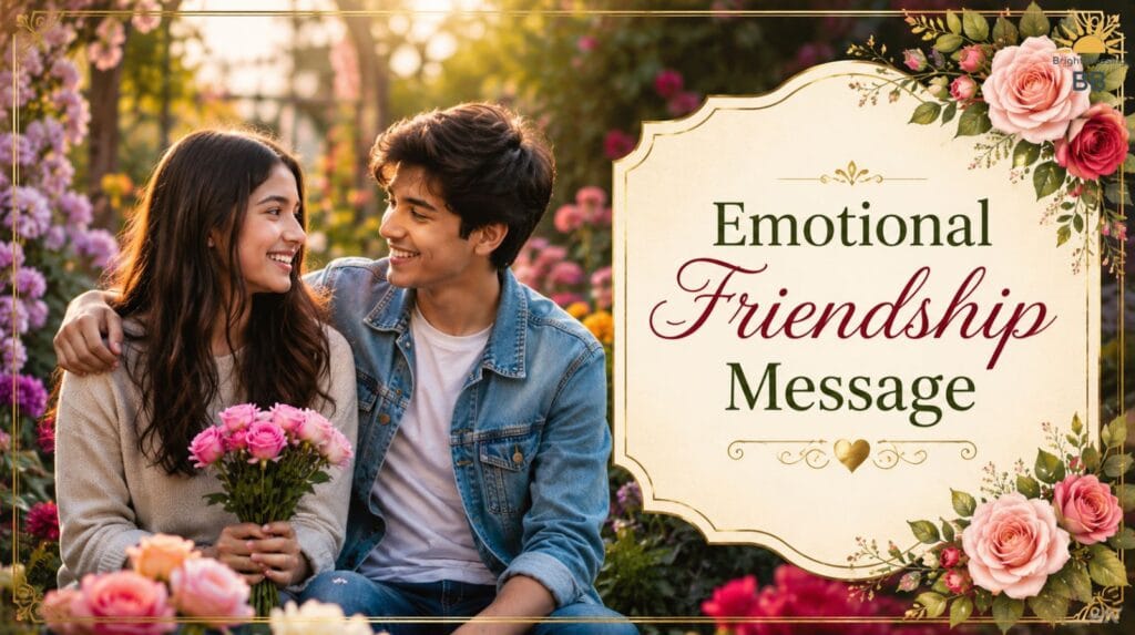 Emotional Friendship Messages
