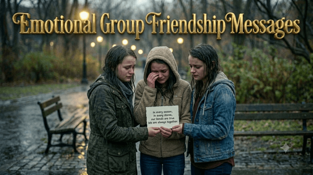 Emotional Friendship Messages