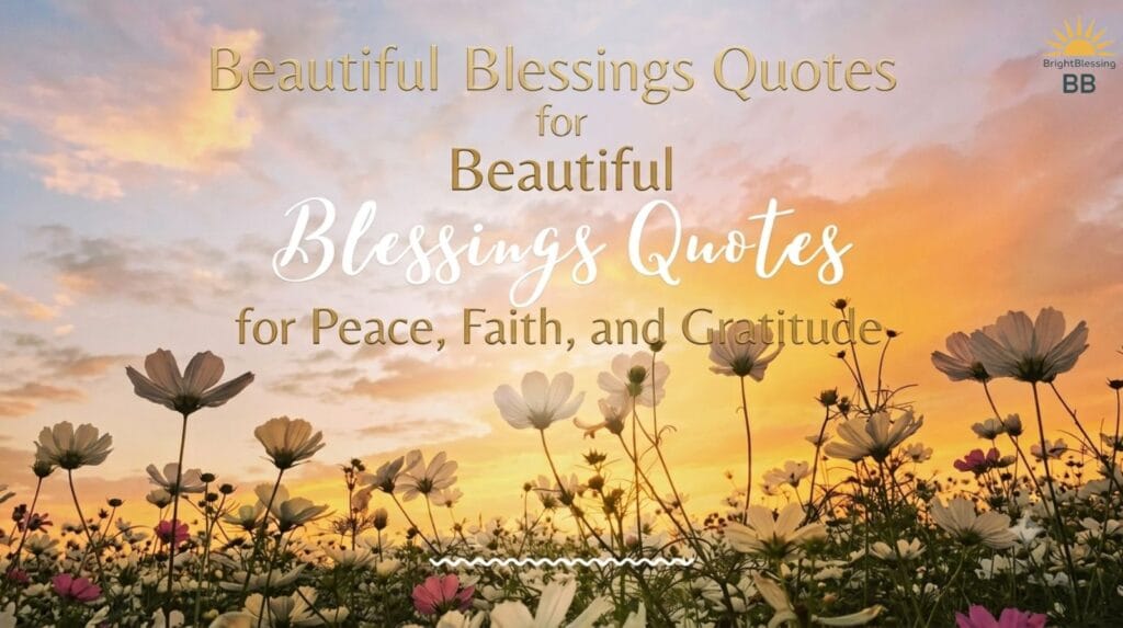 Beautiful Blessings Quotes