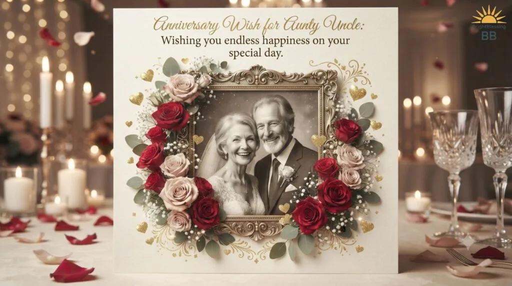 Anniversary Wish for Aunty Uncle