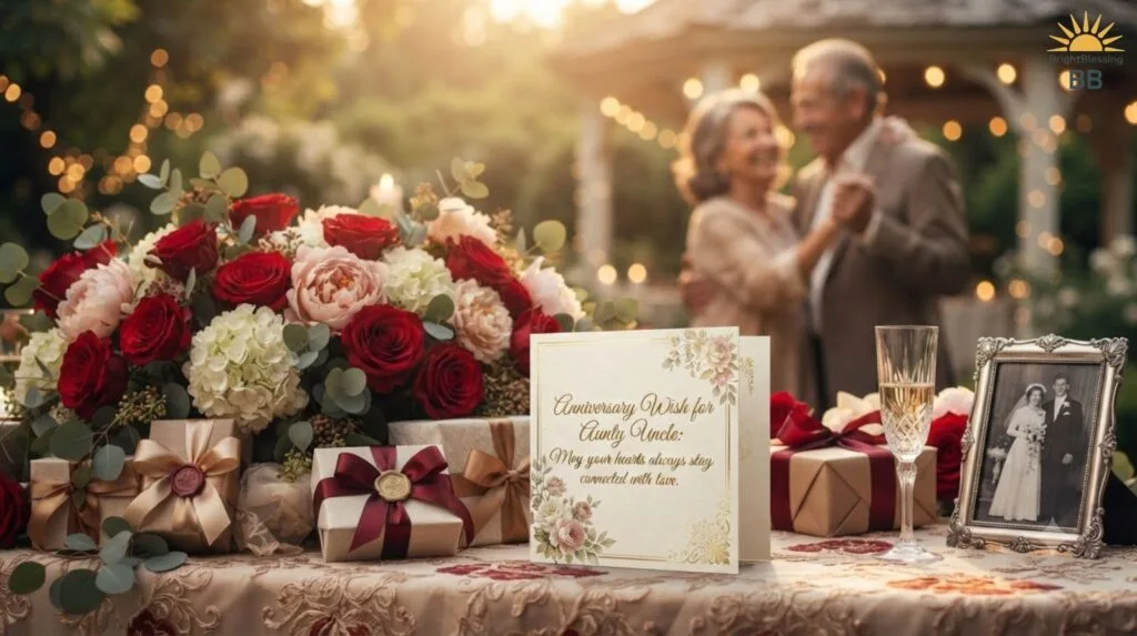 Anniversary Wish for Aunty Uncle