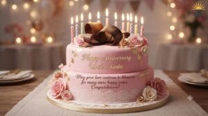Anniversary Wish for Aunty Uncle