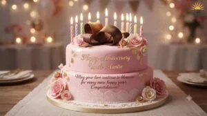 Anniversary Wish for Aunty Uncle