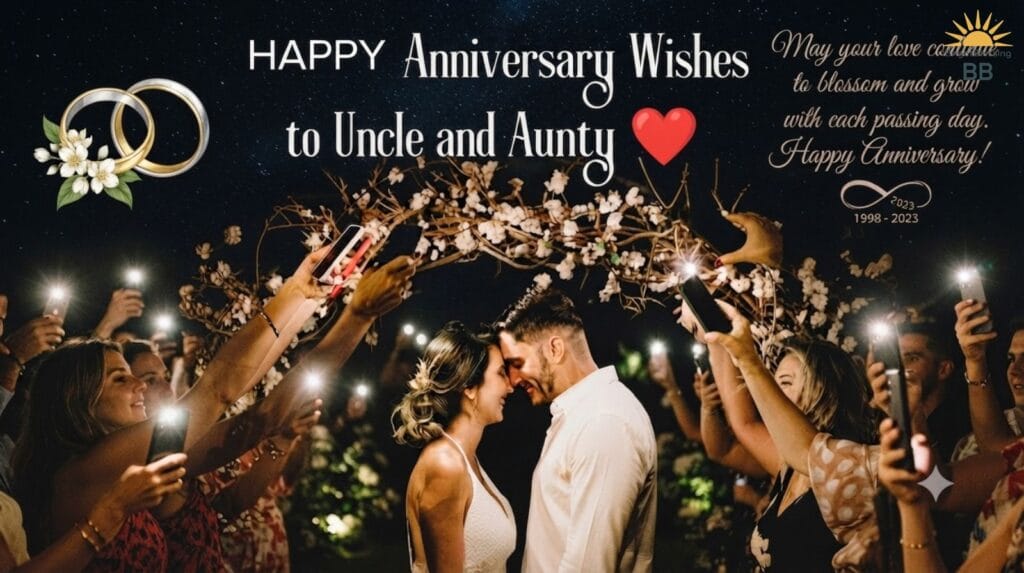 Anniversary Wish for Aunty Uncle