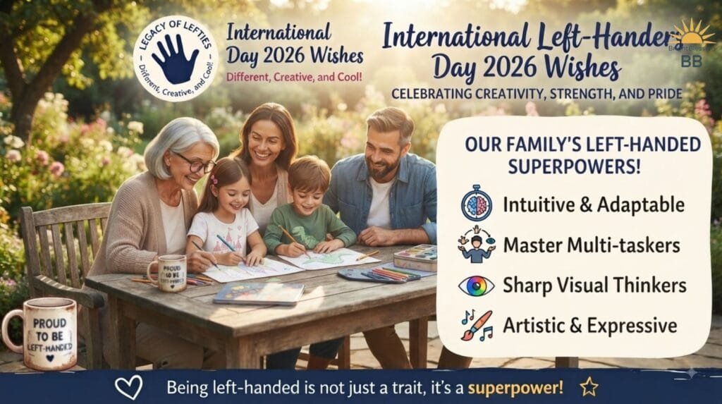 International Left-Handers Day 2026 Wishes
